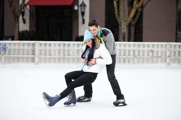 Couple Ice Skating